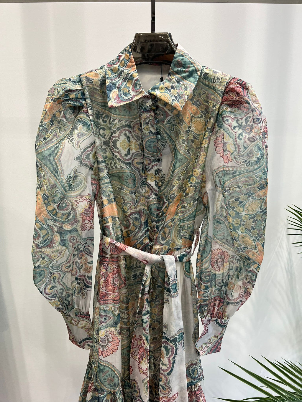 LADIES PRINTED MESH DRESS